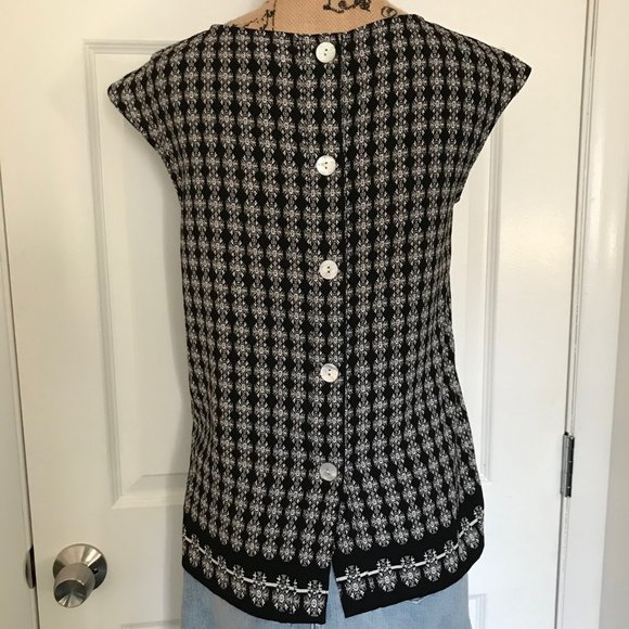 Max Studio Patterned Blouse - Picture 3 of 3
